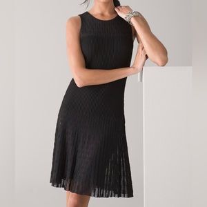 NWT WHBM Fit and Flare Pointelle Stitch Dress